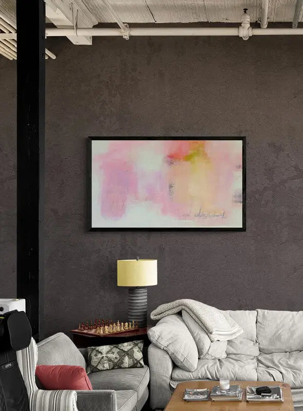 Exemple de tableau 90x155 cm format paysage