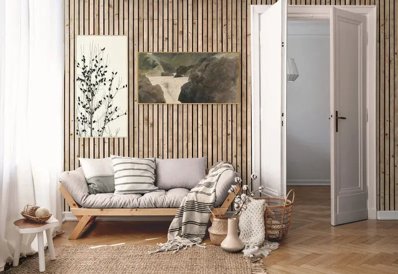 Exemple de 2 tableaux 50x100 cm